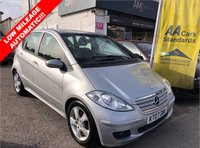 USED 2007 07 MERCEDES-BENZ A-CLASS 2.0 A160 CDI AVANTGARDE SE 5d 81 BHP LOW MILEAGE DIESEL AUTOMATIC !!! CLEAN CONDITION THROUGHOUT WITH GOOD SERVICE HISTORY AND A NEW MOT ON PURCHASE!!! CHEAP/ ECO TO RUN WITH OVER 50 MPG AND INSURANCE GROUP 10. COMES WITH GOOD SPEC INCLUDING REMOTE CENTRAL LOCKING, FRONT FOG LIGHTS, ALLOY WHEELS, HALF LEATHER INTERIOR, ELECTRIC WINDOWS AND MIRRORS, MULTI FUNCTION STEERING WHEEL, AUTOMATIC LIGHTS AND WIPERS, AIR CON, CD/RADIO, CRUISE CONTROL/ SPEED LIMITER AND 2 KEYS. WILL NOT BE AROUND FOR LONG!!