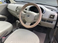 USED 2004 NISSAN MICRA 1.2 S 5d 80 BHP ULTRA LOW MILEAGE AUTOMATIC !!! COMES WITH GOOD SERVICE HISTORY AND A NEW MOT ON PURCHASE.  AVERAGE 45 MPG AND INSURANCE GROUP 10. TIMING CHAIN RUN ENGINE TO GIVE PEACH OF MIND. COMES IN A NICE GOLD COLOUR. SPECS INCLUDE REMOTE LOCKING, ELECTRIC WINDOWS, CD/RADIO, CLOTH INTERIOR, STEEL WHEELS. WONT BE AROUND FOR LONG.