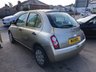 USED 2004 NISSAN MICRA 1.2 S 5d 80 BHP ULTRA LOW MILEAGE AUTOMATIC !!! COMES WITH GOOD SERVICE HISTORY AND A NEW MOT ON PURCHASE.  AVERAGE 45 MPG AND INSURANCE GROUP 10. TIMING CHAIN RUN ENGINE TO GIVE PEACH OF MIND. COMES IN A NICE GOLD COLOUR. SPECS INCLUDE REMOTE LOCKING, ELECTRIC WINDOWS, CD/RADIO, CLOTH INTERIOR, STEEL WHEELS. WONT BE AROUND FOR LONG.
