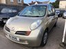 USED 2004 NISSAN MICRA 1.2 S 5d 80 BHP ULTRA LOW MILEAGE AUTOMATIC !!! COMES WITH GOOD SERVICE HISTORY AND A NEW MOT ON PURCHASE.  AVERAGE 45 MPG AND INSURANCE GROUP 10. TIMING CHAIN RUN ENGINE TO GIVE PEACH OF MIND. COMES IN A NICE GOLD COLOUR. SPECS INCLUDE REMOTE LOCKING, ELECTRIC WINDOWS, CD/RADIO, CLOTH INTERIOR, STEEL WHEELS. WONT BE AROUND FOR LONG.