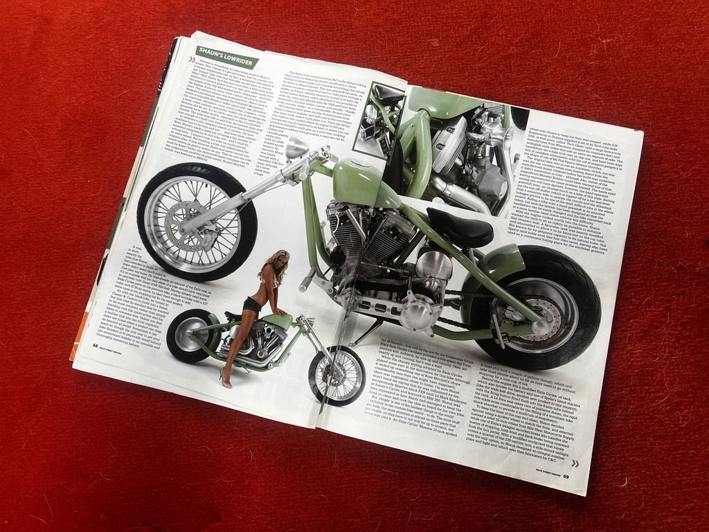USED 2006 06 HARLEY-DAVIDSON HARDTAIL Custom built EXILE Lowride Chop // 1340 EVO // px swap 