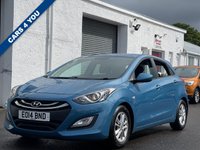 USED 2014 14 HYUNDAI I30 1.6 ACTIVE CRDI  5d 109 BHP REAR PARKING AID +  BLUETOOTH +  AUX AND USB +  CLIMATE CONTROL +  CRUISE CONTROL +  HEATED STEERING WHEEL +  15" ALLOYS +