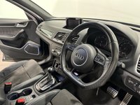 USED 2017 67 AUDI Q3 2.0 TDI QUATTRO BLACK EDITION 5d 182 BHP Striking Daytona Grey, Alcantara / Leather S Line Sports Seats , Audi Exclusive Black Styling Pack