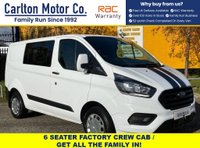 USED 2019 19 FORD TRANSIT CUSTOM 2.0 TDCi FACTORY BUILD 6 SEATER CREW VAN Euro-6 6 Seat Factory Build