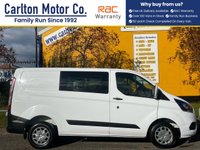 USED 2019 19 FORD TRANSIT CUSTOM 2.0 TDCi FACTORY BUILD 6 SEATER CREW VAN Euro-6 6 Seat Factory Build
