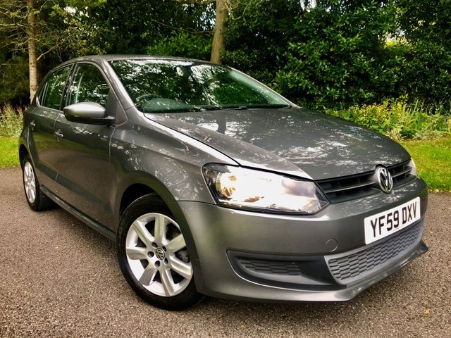 2010 59 Volkswagen Polo 1.2 SE 5d 60 BHP ONLY 2 OWNERS//X12 VW DEALER/SPECIALIST SERVICE HISTORY STAMPS//AIRCON/REMOTE CENTRAL LOCKING//X4 ELECTRIC WINDOWS//15''ALLOYS//60/40 SPLIT REAR SEATS///X2 NEW FRONT TYRES