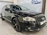 USED 2012 62 AUDI A3 2.0 TDI Black Edition Sportback 5dr Diesel Manual Euro 5 (s/s) (140 ps) BOSE, 1 Owner, &pound;35 Tax
