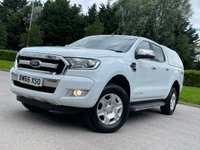 USED 2017 66 FORD RANGER 2.2 LIMITED 4X4 DCB TDCI 4d 148 BHP PRICE 14050 + VAT 2810 TOTAL =16860
