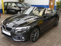 USED 2020 20 BMW 2 SERIES 1.5 218I SPORT 2d 134 BHP STUNNING EXAMPLE SAT NAV LEATHER PARKING SENSORS GENUINE LOW MILEAGE 1 OWNER SERVICE HISTORY 6 MONTHS GOLD WARRANTY