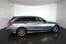 USED 2020 69 MERCEDES-BENZ C-CLASS 2.0 C 220 D AMG LINE EDITION 5d AUTO-2 OWNER CAR FINISHED IN SELENITE GREY WITH BLACK LEATHER-REVERSE CAMERA-ACTIVE PARK ASSIST-BLUETOOTH-CRUISE CONTROL-ELECTRIC FOLDING MIRRORS-DAB RADIO-AUTOMATIC HIGH BEAM CONTROL PLUS-HEATED SEATS-KEYLESS SATRT-18