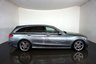 USED 2020 69 MERCEDES-BENZ C-CLASS 2.0 C 220 D AMG LINE EDITION 5d AUTO-2 OWNER CAR FINISHED IN SELENITE GREY WITH BLACK LEATHER-REVERSE CAMERA-ACTIVE PARK ASSIST-BLUETOOTH-CRUISE CONTROL-ELECTRIC FOLDING MIRRORS-DAB RADIO-AUTOMATIC HIGH BEAM CONTROL PLUS-HEATED SEATS-KEYLESS SATRT-18