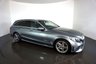USED 2020 69 MERCEDES-BENZ C-CLASS 2.0 C 220 D AMG LINE EDITION 5d AUTO-2 OWNER CAR FINISHED IN SELENITE GREY WITH BLACK LEATHER-REVERSE CAMERA-ACTIVE PARK ASSIST-BLUETOOTH-CRUISE CONTROL-ELECTRIC FOLDING MIRRORS-DAB RADIO-AUTOMATIC HIGH BEAM CONTROL PLUS-HEATED SEATS-KEYLESS SATRT-18