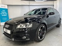 USED 2012 12 AUDI A3 2.0 TDI Black Edition Sportback 5dr Diesel Manual Euro 5 (s/s) (140 ps) &pound;35 Tax, BOSE, Voice Control