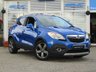 USED 2014 64 VAUXHALL MOKKA 1.4 SE S/S 5d 138 BHP Finished in BOROCAY BLUE MET with contrasting FULL HEATED LEATHER TRIM. This is one of the most popular in the compact SUV market together with its premium package, its a must have family suv. Features also include Full Heated Leather, Heated Steering Wheel, 4X4, 18" Alloys, DAB radio, B/Tooth, Cruise Control, Power Folding Mirrors, Park Sensors and much more. Dealer serviced at 3199, 6678, 16381, 24330 miles, 29913 miles, 33697 miles, 36392 miles, 47013 miles, 55381 miles, 655