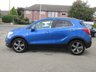 USED 2014 64 VAUXHALL MOKKA 1.4 SE S/S 5d 138 BHP Finished in BOROCAY BLUE MET with contrasting FULL HEATED LEATHER TRIM. This is one of the most popular in the compact SUV market together with its premium package, its a must have family suv. Features also include Full Heated Leather, Heated Steering Wheel, 4X4, 18" Alloys, DAB radio, B/Tooth, Cruise Control, Power Folding Mirrors, Park Sensors and much more. Dealer serviced at 3199, 6678, 16381, 24330 miles, 29913 miles, 33697 miles, 36392 miles, 47013 miles, 55381 miles, 655
