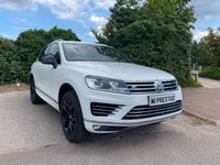 USED 2016 16 VOLKSWAGEN TOUAREG 3.0 V6 R-LINE TDI BLUEMOTION TECHNOLOGY 5d 259 BHP SATNAV-2 OWNERS-F/VW/S/HISTORY