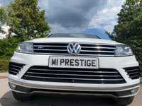 USED 2016 16 VOLKSWAGEN TOUAREG 3.0 V6 R-LINE TDI BLUEMOTION TECHNOLOGY 5d 259 BHP SATNAV-2 OWNERS-F/VW/S/HISTORY
