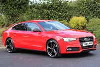 USED 2014 64 AUDI A5 2.0 SPORTBACK TDI BLACK EDITION S/S 5d 175 BHP Timing Belt Replaced, Top Spec