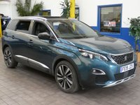 USED 2019 19 PEUGEOT 5008 1.5 BLUEHDI S/S GT LINE PREMIUM 5d 129 BHP 7 SEATS SAT NAV PART LEATHER INTERIOR HEATED SEATS PANORAMIC SUNROOF REAR VIEW CAMERA PARKING SENSORS 1 OWNER 6 MONTHS GOLD WARRANTY