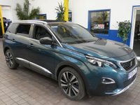 USED 2019 19 PEUGEOT 5008 1.5 BLUEHDI S/S GT LINE PREMIUM 5d 129 BHP 7 SEATS SAT NAV PART LEATHER INTERIOR HEATED SEATS PANORAMIC SUNROOF REAR VIEW CAMERA PARKING SENSORS 1 OWNER 6 MONTHS GOLD WARRANTY