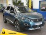 USED 2019 19 PEUGEOT 5008 1.5 BLUEHDI S/S GT LINE PREMIUM 5d 129 BHP 7 SEATS SAT NAV PART LEATHER INTERIOR HEATED SEATS PANORAMIC SUNROOF REAR VIEW CAMERA PARKING SENSORS 1 OWNER 6 MONTHS GOLD WARRANTY