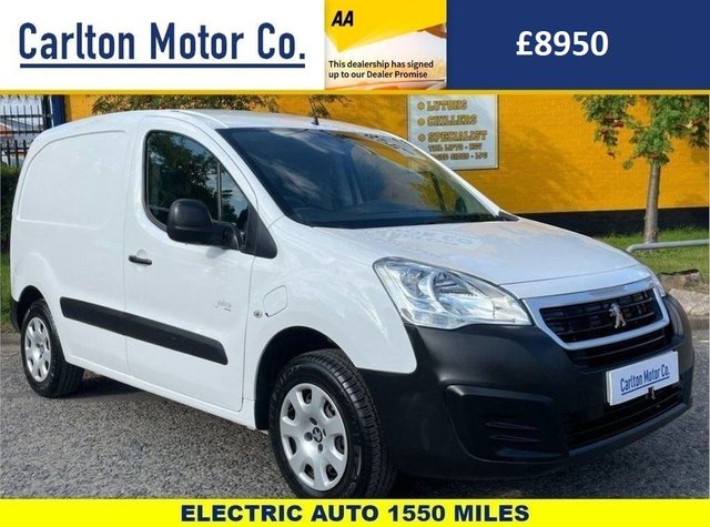 2018 18 Peugeot Partner ONLY 1600 MILES L1 GALICIA FULLY ELECTRIC VAN 
