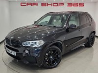USED 2017 66 BMW X5 3.0 30D (258 PS) M SPORT AUTO XDRIVE ( EURO 6 ) S/S 5DR + PRO NAV + PANORAMIC E/SUNROOF + E/M/HEATED COMFORT / SPORT LEATHERS + HEAD UP + HARMAN KARDON + M SPORT PLUS PACK + R/CAMERA + F/R PARK + XENON / L.E.D.S + 20S + E/BOOT  PANROOF+R/CAM+XENON+COMFORT SEATS+NAV+HUD+HK+CRUISE