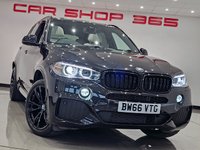 USED 2017 66 BMW X5 3.0 30D (258 PS) M SPORT AUTO XDRIVE ( EURO 6 ) S/S 5DR + PRO NAV + PANORAMIC E/SUNROOF + E/M/HEATED COMFORT / SPORT LEATHERS + HEAD UP + HARMAN KARDON + M SPORT PLUS PACK + R/CAMERA + F/R PARK + XENON / L.E.D.S + 20S + E/BOOT  PANROOF+R/CAM+XENON+COMFORT SEATS+NAV+HUD+HK+CRUISE