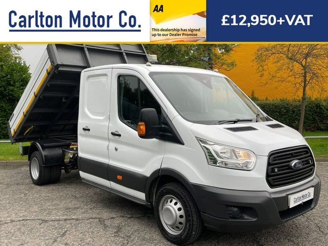 2016 16 Ford Transit 350 L3 D/CAB TIPPER & TOOLSTORE [ ONE STOP BODY ] DRW 
