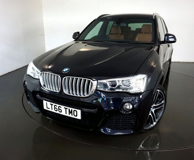 2016 66 BMW X3 3.0 XDRIVE30D M SPORT 5d AUTO-2 FORMER KEEPERS-SADDLE BROWN NEVADA LEATHER-MULTIFUNCTION STEERING WHEEL-PERFORMANCE CONTROL-20