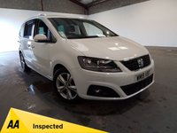 USED 2019 19 SEAT ALHAMBRA 2.0 TDI XCELLENCE DSG 5d 148 BHP TOP OF THE RANGE 7 SEATS SAT NAV PANORAMIC SUNROOF LEATHER HEATED SEATS 6 MONTHS GOLD WARRANTY