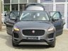USED 2018 68 JAGUAR E-PACE 2.0 SE 5d 246 BHP Finished in CORRIS GREY with contrasting IVORY Memory Electric Seats. This Sporty SUV has great looks, spacious with a big boot. This E-Pace is a small SUV that feels like a big SUV. It has a high driving position and great grip. Features include, Sat Nav, Alloys, Rear View Camera, Cruise, DAB, Park Sensors and much more. Dealer Serviced at 8309 miles, 11426 miles, 16148 miles, 21464 miles and on arrival at 28302 miles.