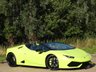 USED 2017 LAMBORGHINI HURACAN 5.2 LP 610-4 SPYDER 2d 610 BHP HUGE SPEC VERDE SCANDAL 22K