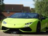 USED 2017 LAMBORGHINI HURACAN 5.2 LP 610-4 SPYDER 2d 610 BHP HUGE SPEC VERDE SCANDAL 22K