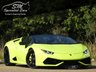 USED 2017 LAMBORGHINI HURACAN 5.2 LP 610-4 SPYDER 2d 610 BHP HUGE SPEC VERDE SCANDAL 22K