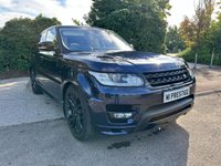 USED 2016 16 LAND ROVER RANGE ROVER SPORT 3.0 SDV6 AUTOBIOGRAPHY DYNAMIC 5d 306 BHP BLACK PACK-21in ALLOYS-DUAL VIEW TV