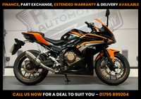 USED 2016 16 HONDA CBR500 R - BUY ONLINE 24 HRS A DAY - FINANCE AVAILABLE - ALL TYPES OF CREDIT ACCEPTED WITH GR MOTO RACE EXHAUST & TOP BOX