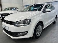 USED 2013 63 VOLKSWAGEN POLO Volkswagen Polo 1.2 Match Edition Hatchback 3dr Petrol Manual Euro 5 (60 ps) P.Sensors, DAB, Bluetooth