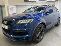 USED 2014 64 AUDI Q7 3.0 TDI V6 S line Plus SUV 5dr Diesel Tiptronic quattro Euro 5 (s/s) (245 ps) &pound;24k Extras,PanRoof,Black Pack