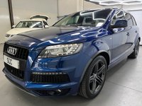 USED 2014 64 AUDI Q7 3.0 TDI V6 S line Plus SUV 5dr Diesel Tiptronic quattro Euro 5 (s/s) (245 ps) &pound;24k Extras,PanRoof,Black Pack