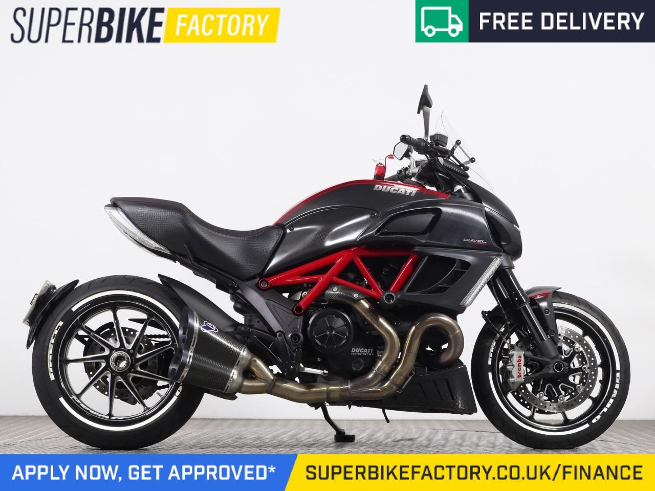 Ducati Diavel Carbon 遅く 2012 1198cc アップデート!