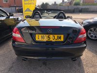 USED 2005 05 MERCEDES-BENZ SLK 3.5 SLK350 2d 269 BHP AUTOMATIC!, SERVICE HISTORY, LONG MOT UNTIL MAY 2024!, TIMING CHAIN RUN ENGINE, LEATHER TRIM , AIR CON, TRACTION CONTROL, CRUISE CONTROL, MULTI FUNCTION STEERING WHEEL, HARD TOP CONVERTIBLE ROOF, AUTOMATIC LIGHTS, FRONT FOG LIGHTS, TWIN EXHAUSTS, HEATED SEATS, ELETCRIC SEATS, ELECTRIC STEERING ADJUSTER, AIR SCARF!, ELECTRIC WINDOWS AND MIRRORS, CD/RADIO, 2 KEYS, REMOTE CENTRAL LOCKING AND 17" ALLOY WHEELS! WONT BE AROUND FOR LONG!
