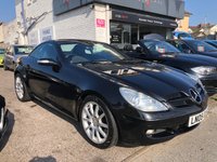 USED 2005 05 MERCEDES-BENZ SLK 3.5 SLK350 2d 269 BHP AUTOMATIC!, SERVICE HISTORY, LONG MOT UNTIL MAY 2024!, TIMING CHAIN RUN ENGINE, LEATHER TRIM , AIR CON, TRACTION CONTROL, CRUISE CONTROL, MULTI FUNCTION STEERING WHEEL, HARD TOP CONVERTIBLE ROOF, AUTOMATIC LIGHTS, FRONT FOG LIGHTS, TWIN EXHAUSTS, HEATED SEATS, ELETCRIC SEATS, ELECTRIC STEERING ADJUSTER, AIR SCARF!, ELECTRIC WINDOWS AND MIRRORS, CD/RADIO, 2 KEYS, REMOTE CENTRAL LOCKING AND 17" ALLOY WHEELS! WONT BE AROUND FOR LONG!