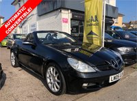USED 2005 05 MERCEDES-BENZ SLK 3.5 SLK350 2d 269 BHP AUTOMATIC!, SERVICE HISTORY, LONG MOT UNTIL MAY 2024!, TIMING CHAIN RUN ENGINE, LEATHER TRIM , AIR CON, TRACTION CONTROL, CRUISE CONTROL, MULTI FUNCTION STEERING WHEEL, HARD TOP CONVERTIBLE ROOF, AUTOMATIC LIGHTS, FRONT FOG LIGHTS, TWIN EXHAUSTS, HEATED SEATS, ELETCRIC SEATS, ELECTRIC STEERING ADJUSTER, AIR SCARF!, ELECTRIC WINDOWS AND MIRRORS, CD/RADIO, 2 KEYS, REMOTE CENTRAL LOCKING AND 17" ALLOY WHEELS! WONT BE AROUND FOR LONG!