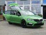 USED 2017 17 SKODA OCTAVIA 2.0 VRS TDI DSG 5d 181 BHP Finished in RALLYE GREEN METALLIC with contrasting BLACK SPORTS EMBOSSED SEATS. This is one the most spacious and best value cars in its class. Economical 55.4 average MPG with 181 BHP giving it that extra punch. Features include SAT NAV, APPLE PLAY,  DAB RADIO, 18" Alloys, LED run lights, B/Tooth, Cruise and much more. Dealer serviced at 3211 miles, 38000 miles, and on arrival at 56005 miles.