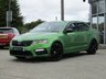 USED 2017 17 SKODA OCTAVIA 2.0 VRS TDI DSG 5d 181 BHP Finished in RALLYE GREEN METALLIC with contrasting BLACK SPORTS EMBOSSED SEATS. This is one the most spacious and best value cars in its class. Economical 55.4 average MPG with 181 BHP giving it that extra punch. Features include SAT NAV, APPLE PLAY,  DAB RADIO, 18" Alloys, LED run lights, B/Tooth, Cruise and much more. Dealer serviced at 3211 miles, 38000 miles, and on arrival at 56005 miles.