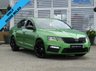 USED 2017 17 SKODA OCTAVIA 2.0 VRS TDI DSG 5d 181 BHP Finished in RALLYE GREEN METALLIC with contrasting BLACK SPORTS EMBOSSED SEATS. This is one the most spacious and best value cars in its class. Economical 55.4 average MPG with 181 BHP giving it that extra punch. Features include SAT NAV, APPLE PLAY,  DAB RADIO, 18" Alloys, LED run lights, B/Tooth, Cruise and much more. Dealer serviced at 3211 miles, 38000 miles, and on arrival at 56005 miles.