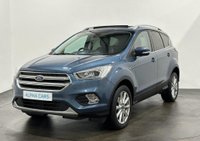 USED 2019 69 FORD KUGA 2.0 TITANIUM EDITION 5d 148 BHP Low Mileage 31939 Miles , Striking Chrome Blue , Panoramic Electric Glass Roof, Cruise Control