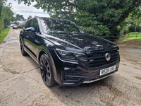 USED 2020 20 VOLKSWAGEN TOUAREG 3.0 V6 BLACK EDITION TDI 5d 282 BHP ZERO DEPOSIT FINANCE AVAILABLE