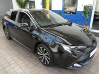 USED 2021 21 TOYOTA COROLLA 1.8 DESIGN 5d 121 BHP SAT NAV PART LEATHER PARKING SENSORS REAR CAMERA TOYOTA WARRANTY AUG 2031